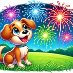 Why are some dogs afraid of fireworks?